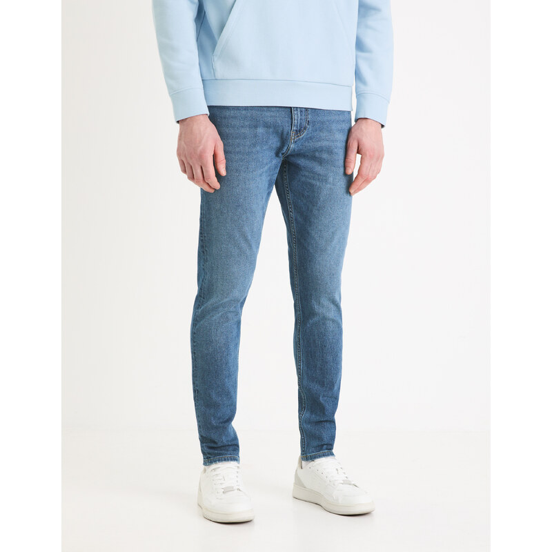 Modré skinny fit džínsy Celio Foskinny 50567841