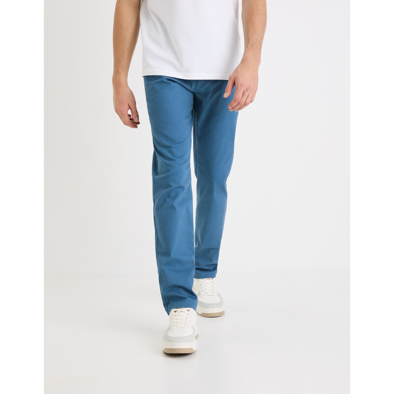 Modré pánske chino nohavice Celio Tocharles 50599866