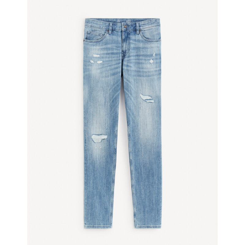 Modré pánske slim fit džínsy Celio Gostroy 50637218