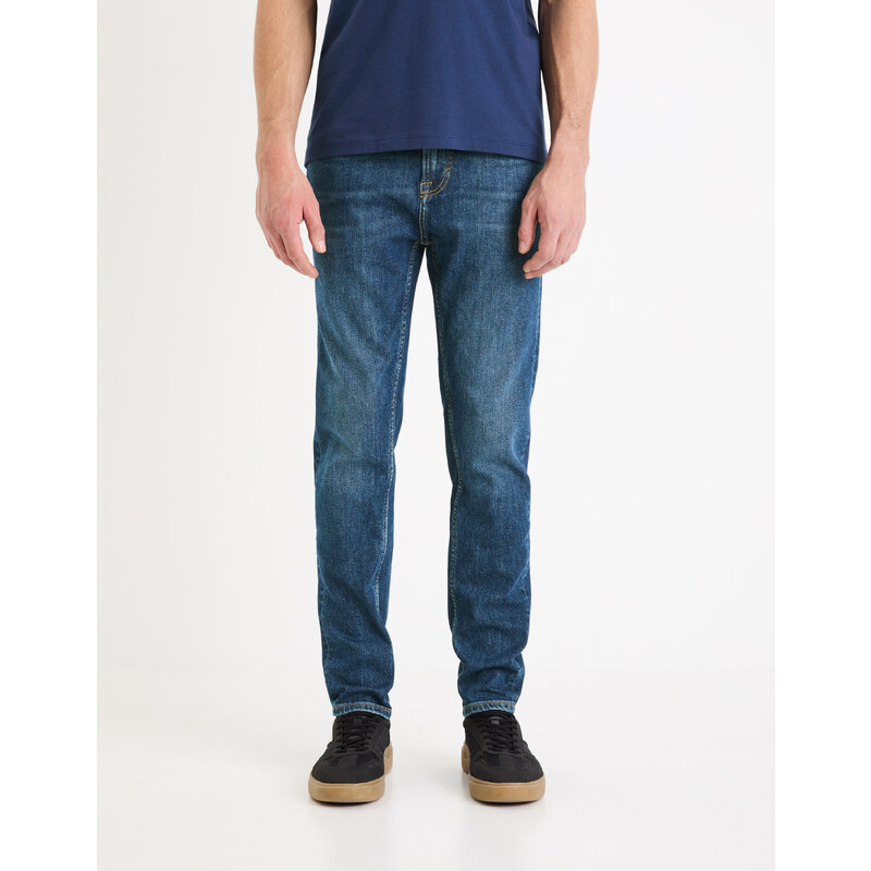 Modré pánske slim fit džínsy Celio Gotapered 67548411