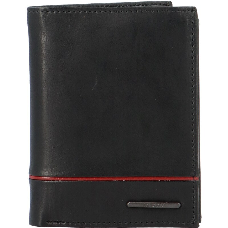 Pánska kožená peňaženka čierna - Vimax Xerons čierna 48680807