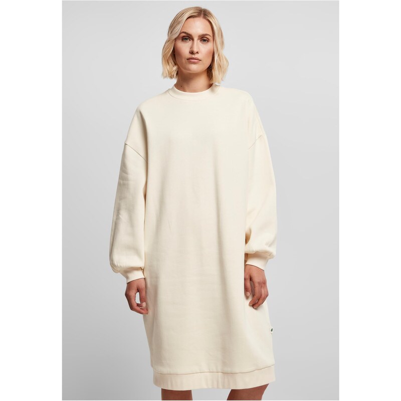 Urban Classics Womens Organic Oversized Midi Dress with White Sand 50661236