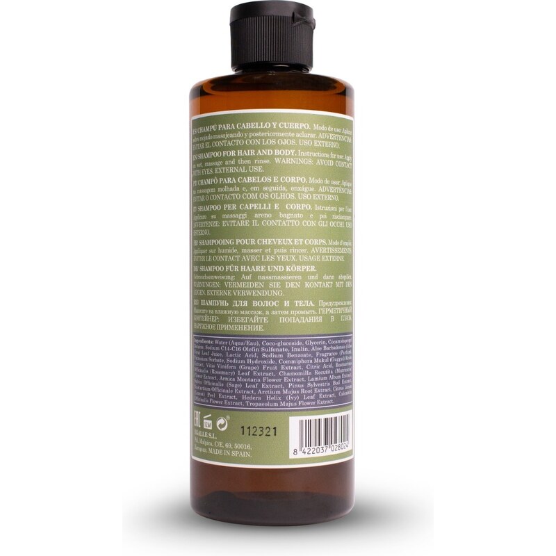 ORIGINAL BOTANIC Annemarie Börlind Sprchový gél-šampón pre mužov 300 ml, 300 ml