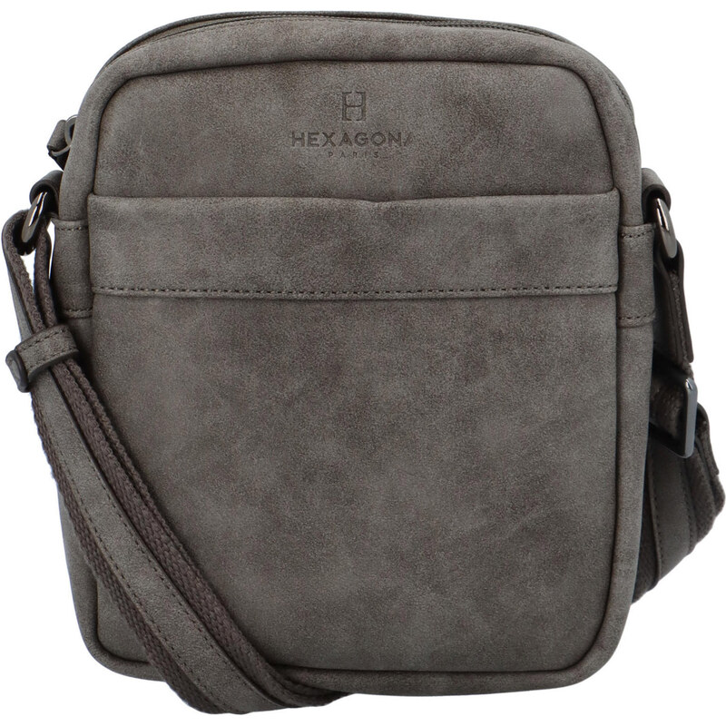 Pánska crossbody taška cez plece sivá - Hexagona Flyon šedá 57820002