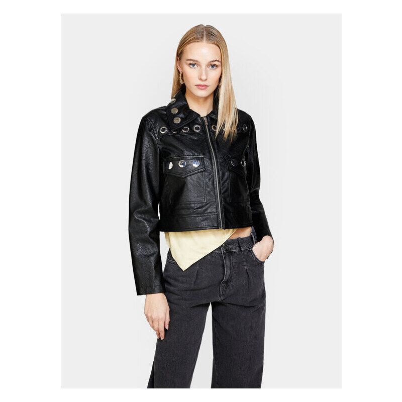 Bunda z imitácie kože Sisley 48684311