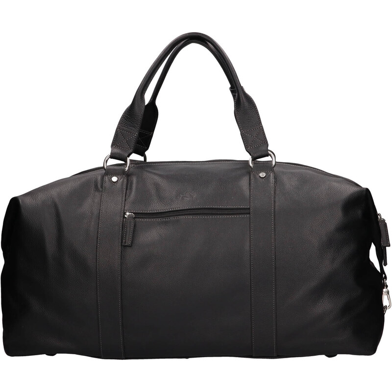 Kožená cestovná taška Katana Maxi - čierna 48690161