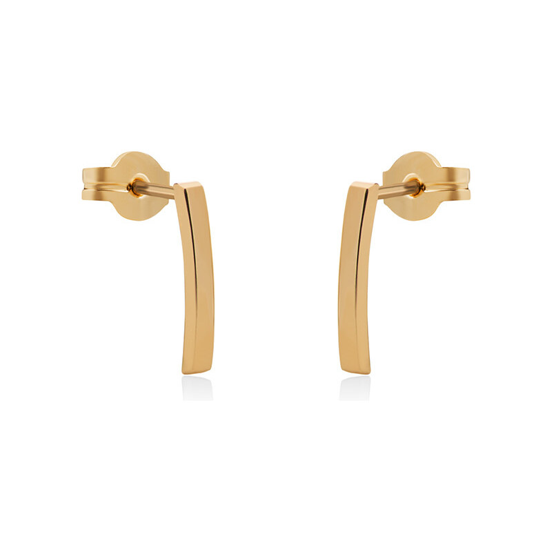 Brilio Pôvabné kôstkové náušnice zo žltého zlata 14/192.121/3 66588051