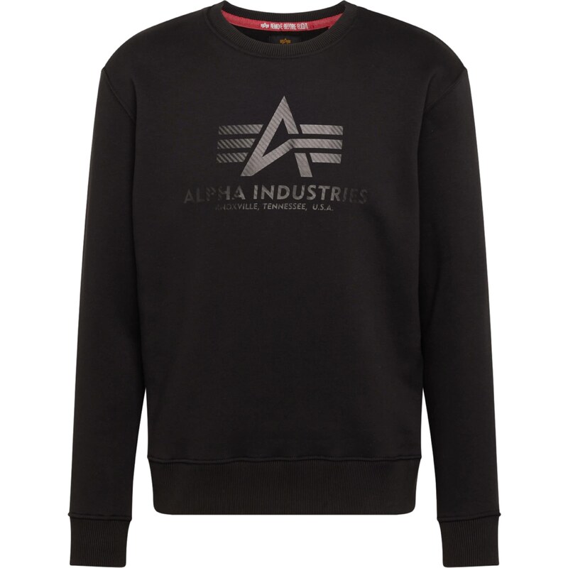 ALPHA INDUSTRIES Mikina sivá / čierna 48706405