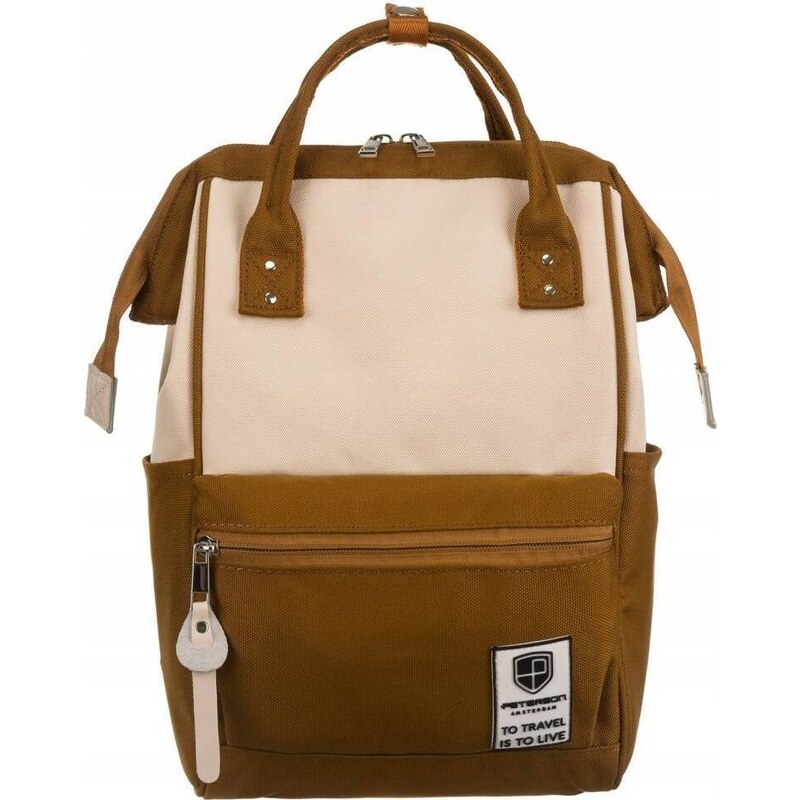 Peterson Béžovo-hnedý cestovný batoh [DH] PTN 2022 48720925