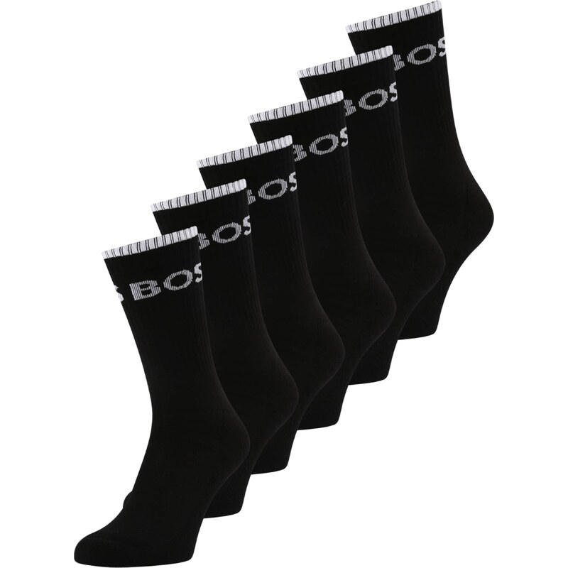 BOSS Ponožky sivá / čierna / biela 48724997