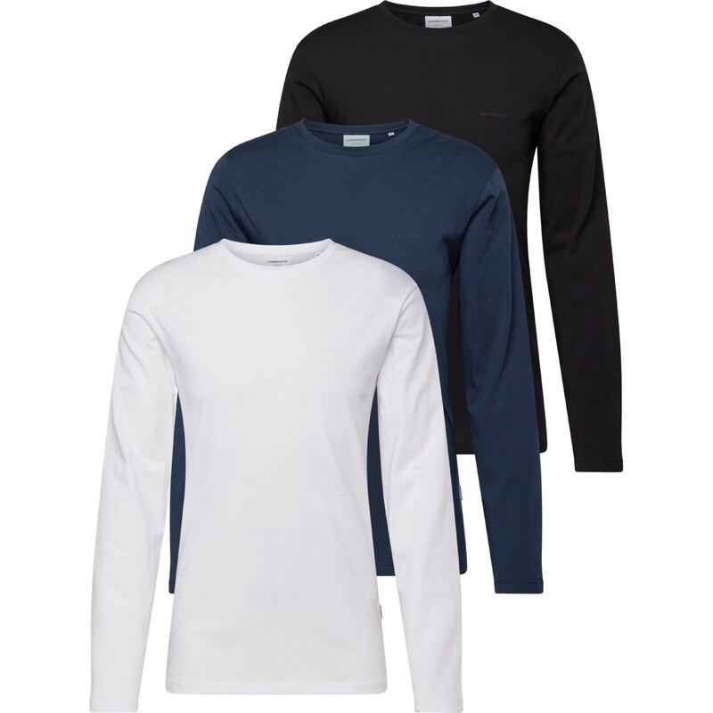 Lindbergh Tričko námornícka modrá / čierna / prírodná biela 49707630