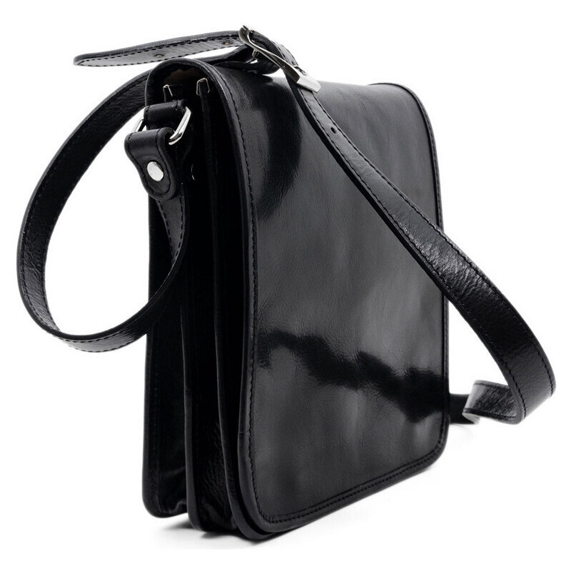 Glara Malá kožená crossbody taška Premium 28994331