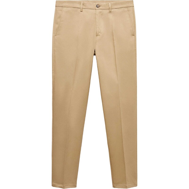 MANGO MAN Nohavice Dublino svetlohnedá 52327778