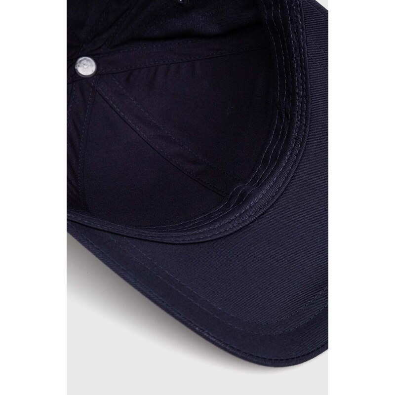 Bavlnená šiltovka Emporio Armani Underwear tmavomodrá farba, s nášivkou