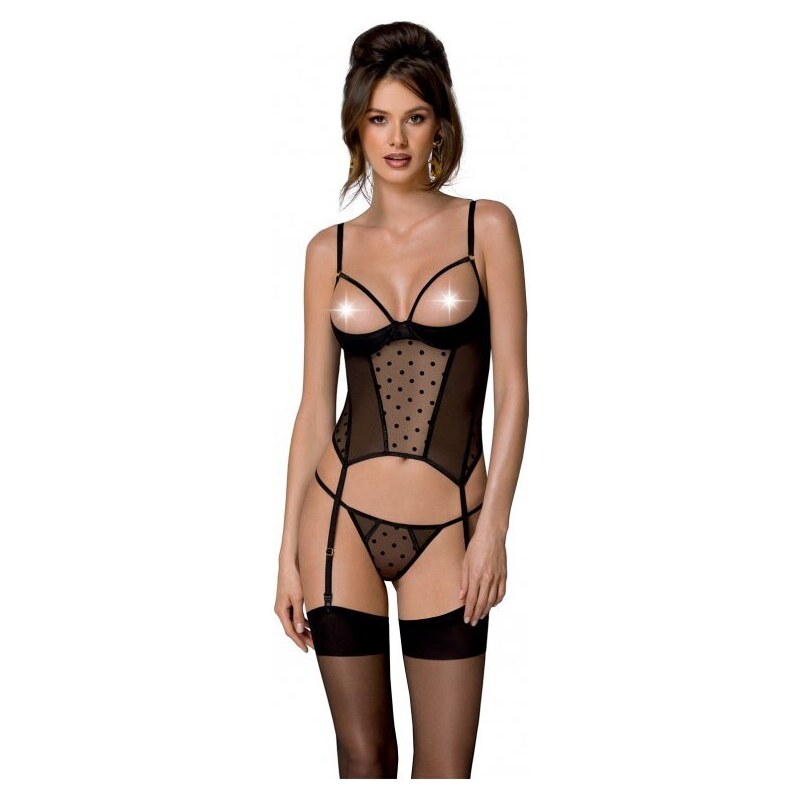 Korzet Passion Marina Corset Black 52919985