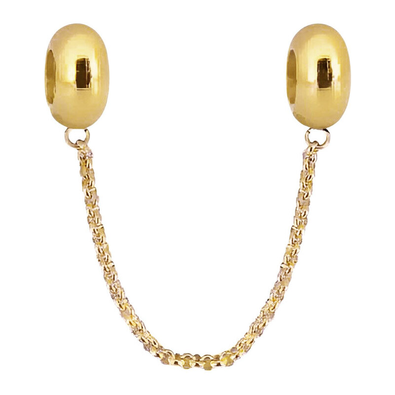 Lindas Jewelry Bezpečnostná retiazka 6 cm GLD chirurgická oceľ IP091 48758326