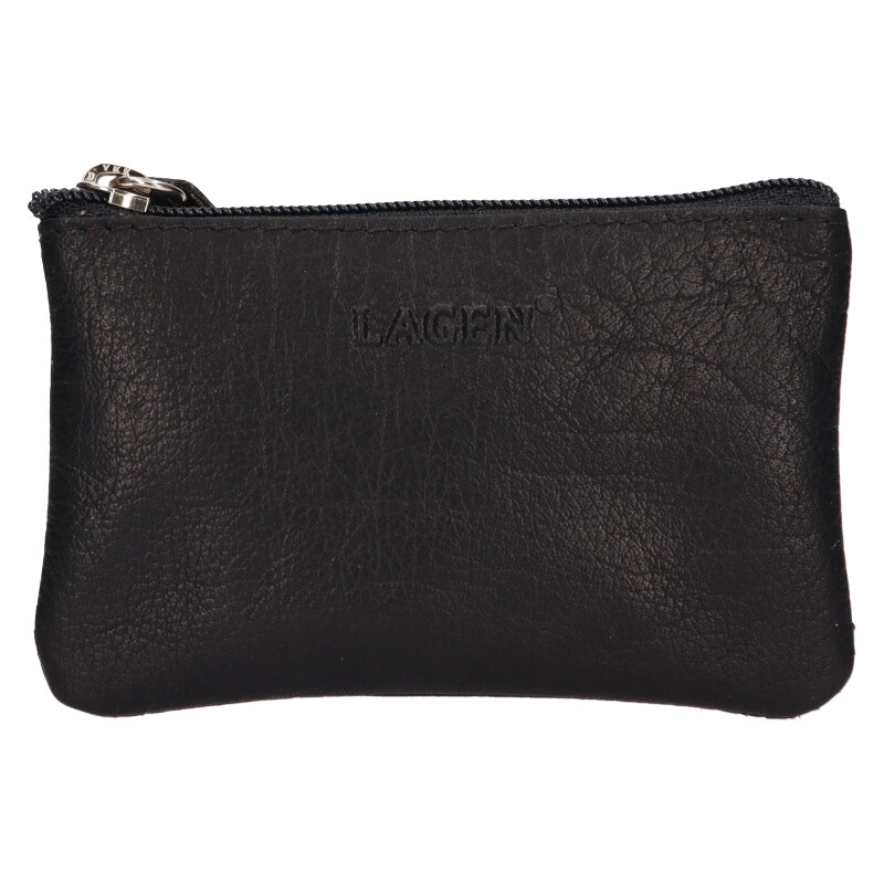 Lagen Kožená kľúčenka K-22 čierna 48758787