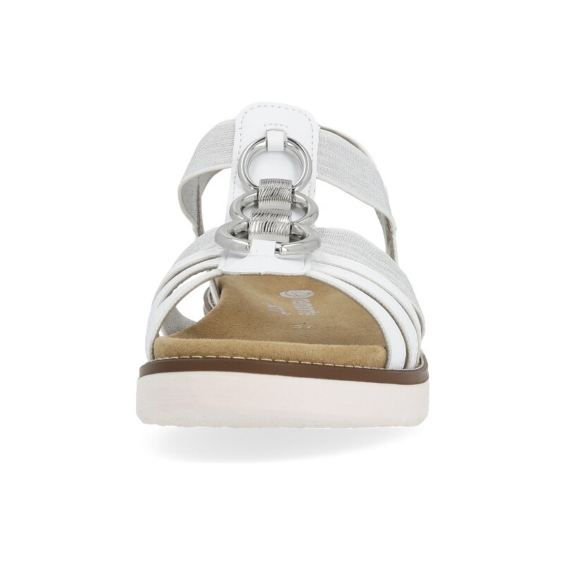 RIEKER Dámske sandále REMONTE D2073-80 biela S4