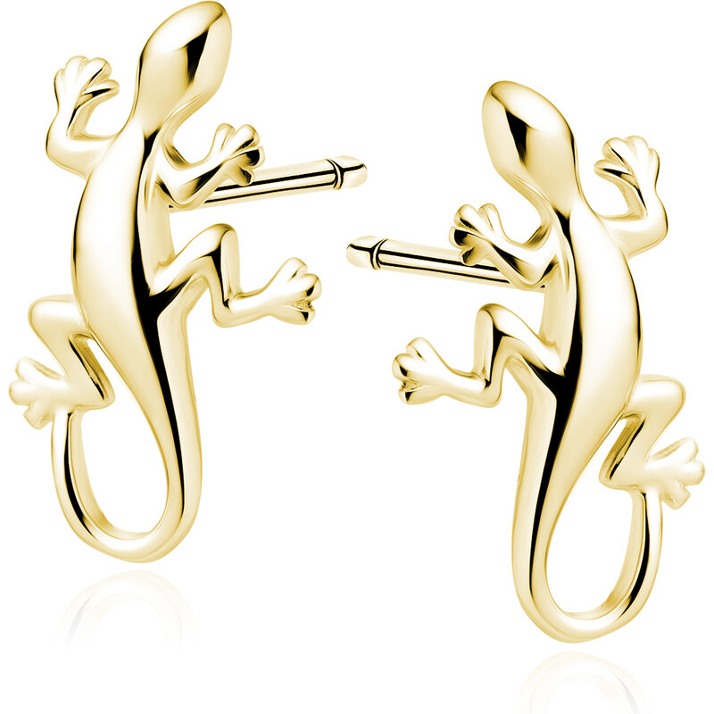 Olivie Strieborné náušnice JAŠTERICA GOLD 8309 48785311