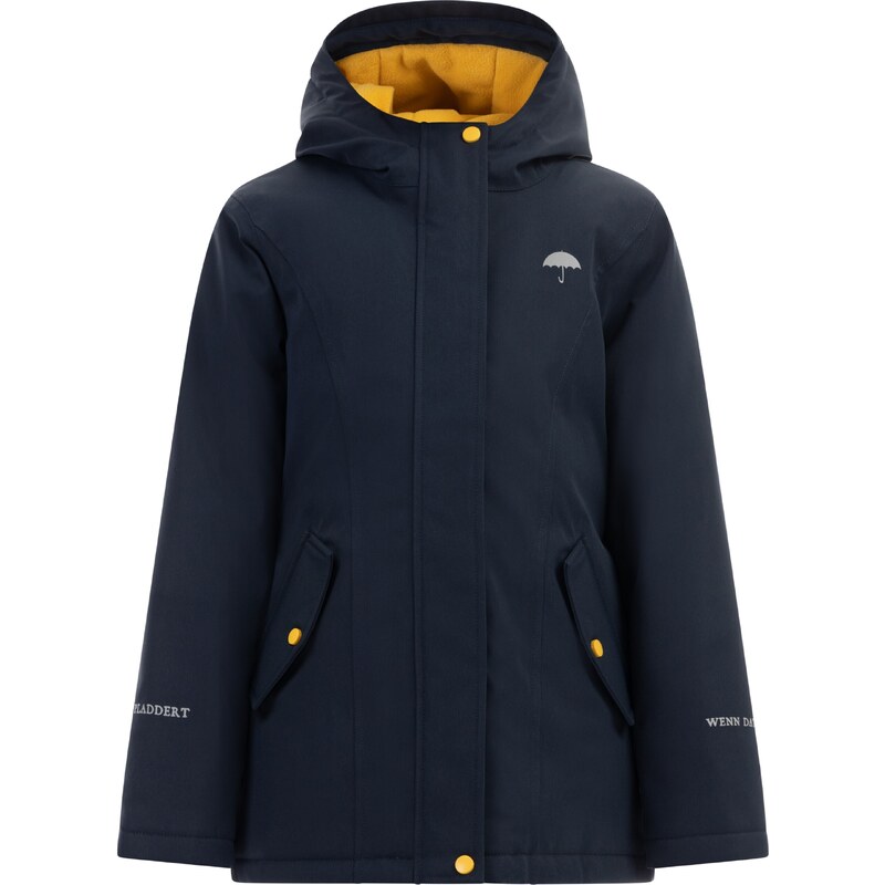 Schmuddelwedda Funkčná bunda námornícka modrá / žltá / striebornosivá 54261715