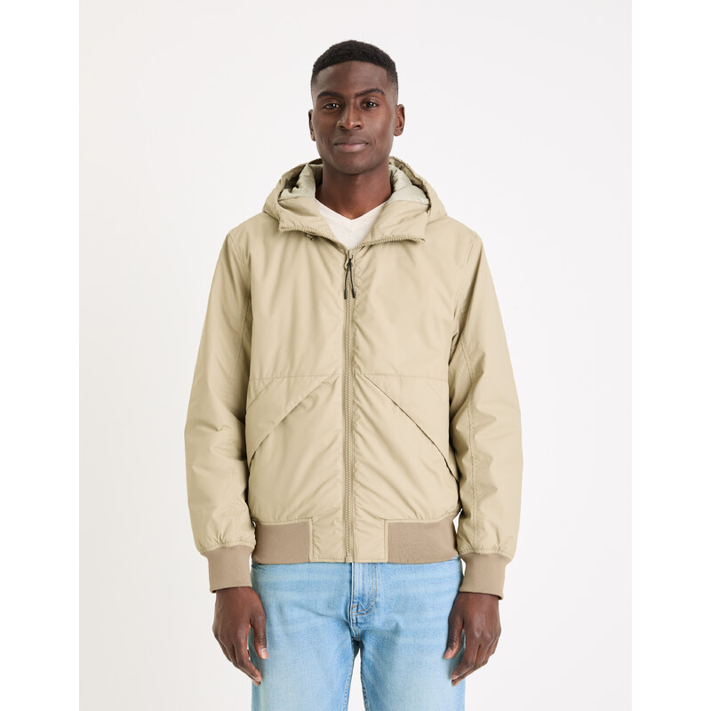 Ľahké bundy pre mužov Celio - béžová 50599225