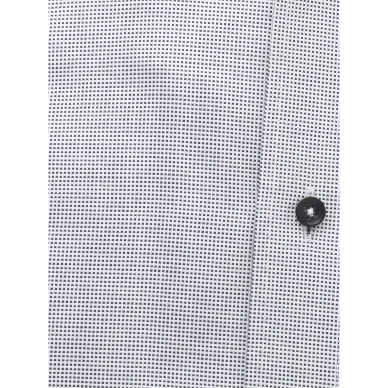 Willsoor Pánska košeľa slim fit svetlosivá s malými kockami 16254
