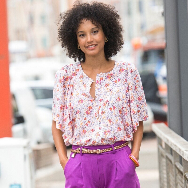 Blúzka na gombíky ražná/ružová 038 Blancheporte 48781891