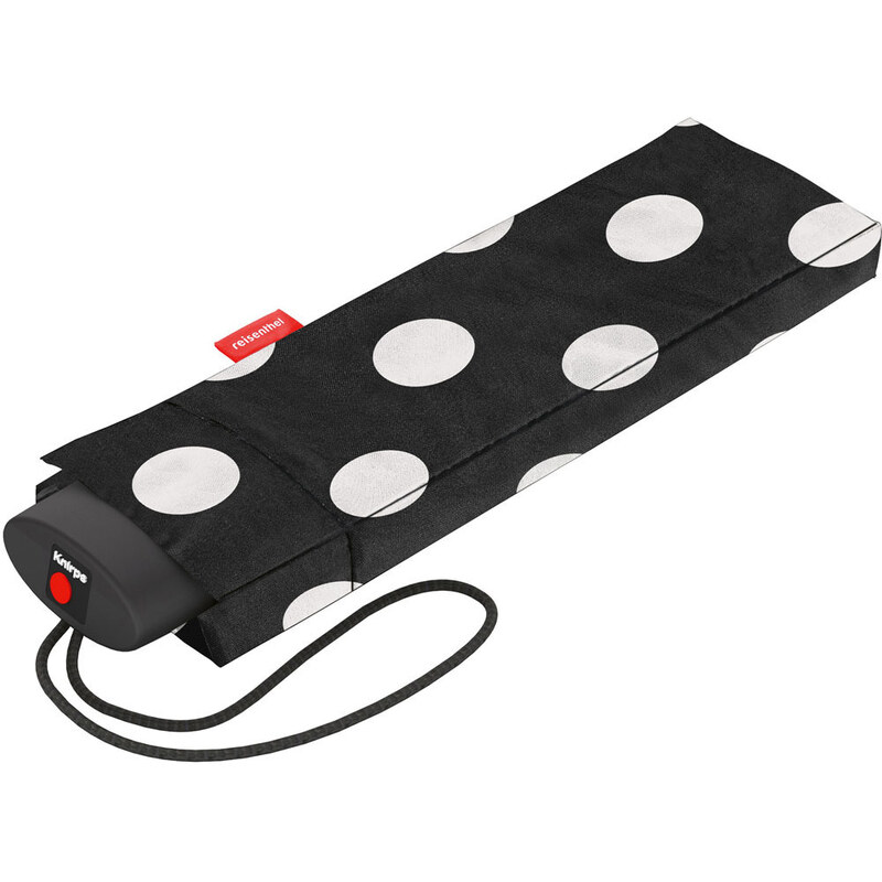 Reisenthel Pocket Mini Dots White - dámsky skladací mini dáždnik