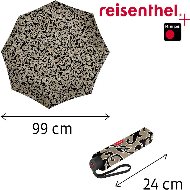 Reisenthel Pocket Classic Baroque Marble - dámsky skladací dáždnik