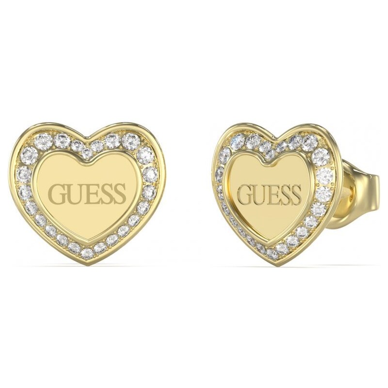 Guess Pôvabné pozlátené náušnice Amami JUBE04035JWYGT/U 66589883