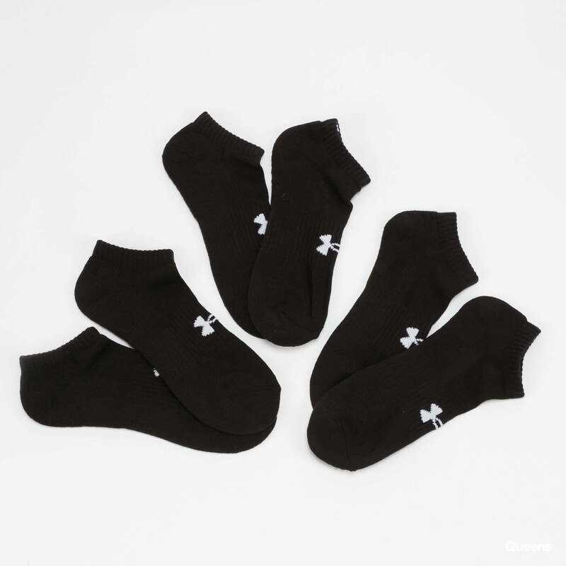 Under Armour 3Pack Core No Show Socks černé XL 48800905