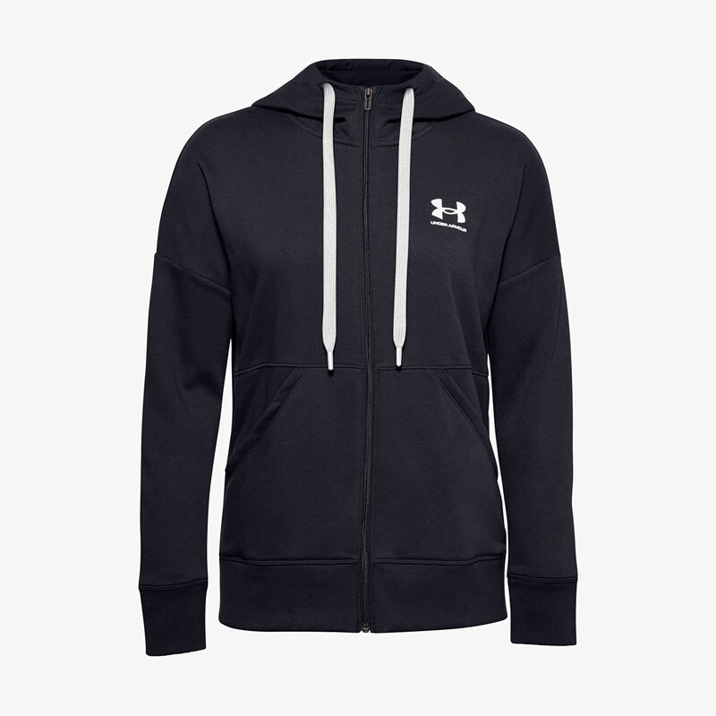 Mikina Under Armour Rival Fleece Fz Hoodie Black XS 50199903