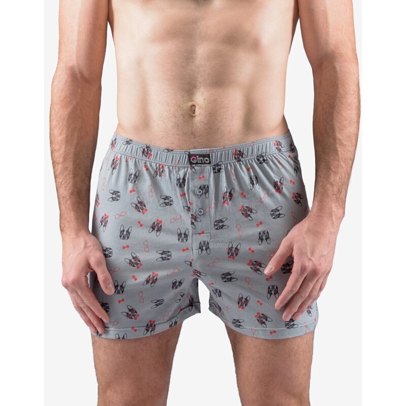 Sivé pánske trenky s vtipnou potlačou 48799582