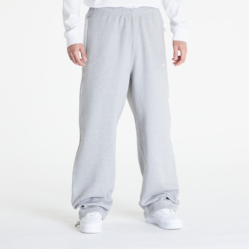 Tepláky Nike Solo Swoosh Mens Open-Hem Brushed-Back Fleece Pants Dk 57850081