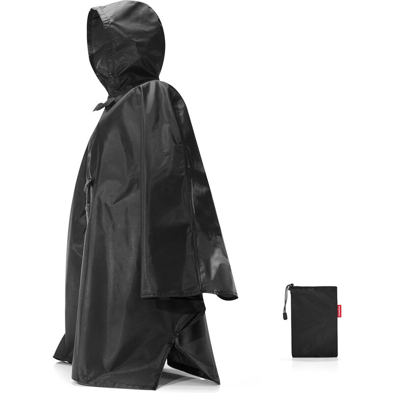 Reisenthel Mini Maxi Poncho Black - čierna pláštenka