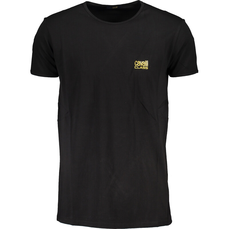 CAVALLI CLASS MENS SHORT SLEEVE T-SHIRT BLACK 66184655