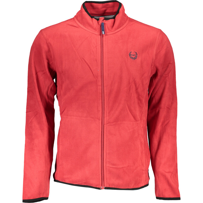 Športová Pánska Mikina so zipsom GIAN MARCO VENTURI Červená 65997325