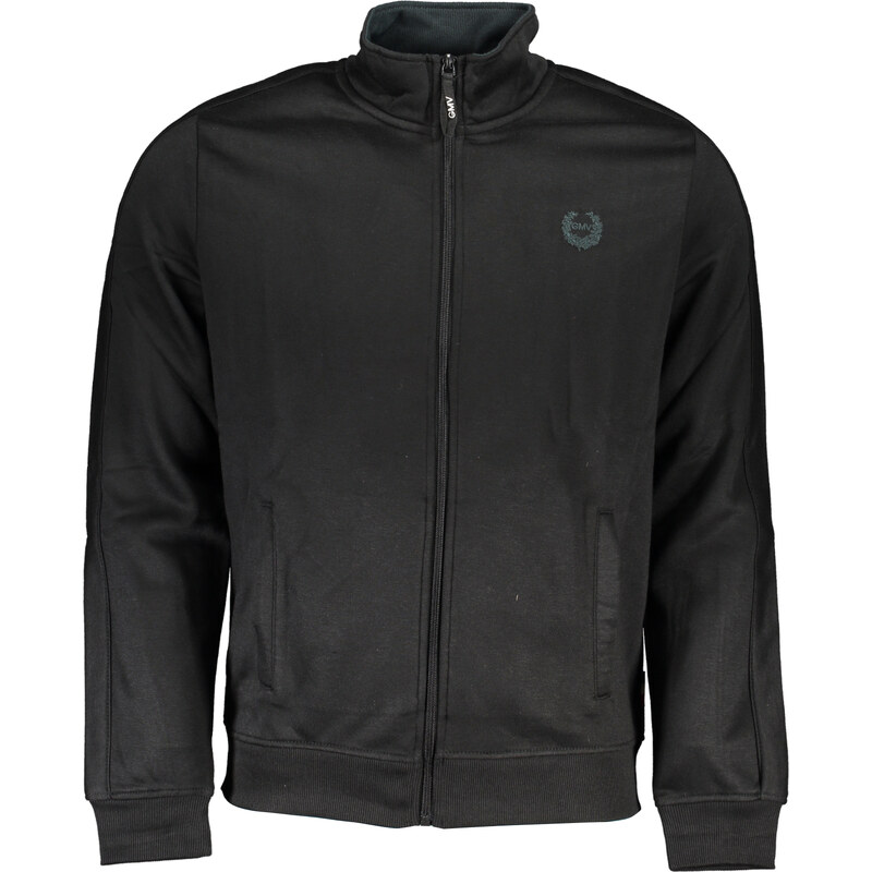 Športová Pánska Mikina so zipsom GIAN MARCO VENTURI Čierna 68244106