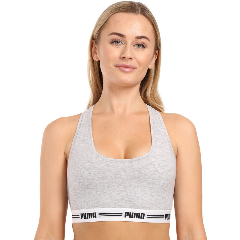 Dámska športová podprsenka Puma sivá (604022001 032) 48809229