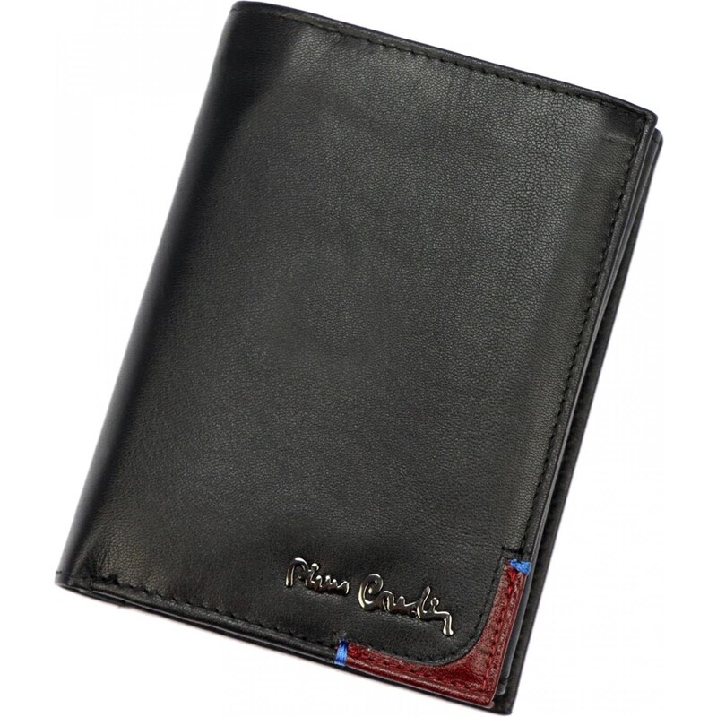 Pánska kožená peňaženka čierna - Pierre Cardin Riley čierna 48662261