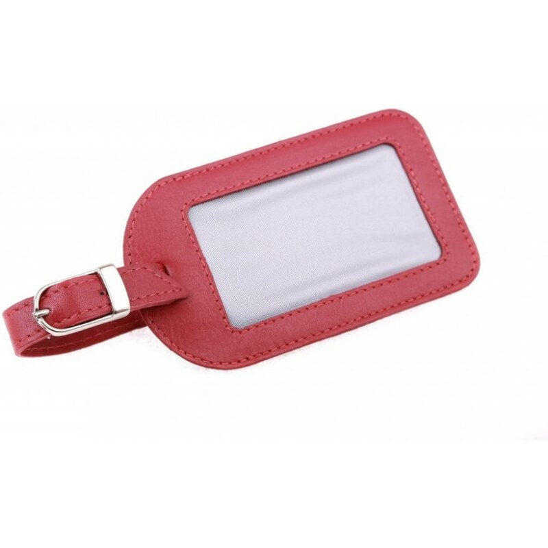 Sikora Kožená visačka na batožinu SG-220 červená 48817516