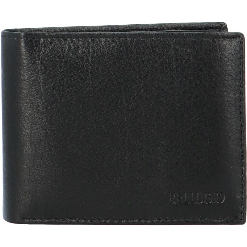 Pánska kožená peňaženka čierna - Bellugio Murmian čierna 48958025
