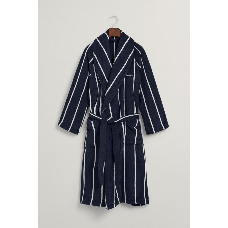 ŽUPAN GANT STRIPE ROBE EVENING BLUE 48836800