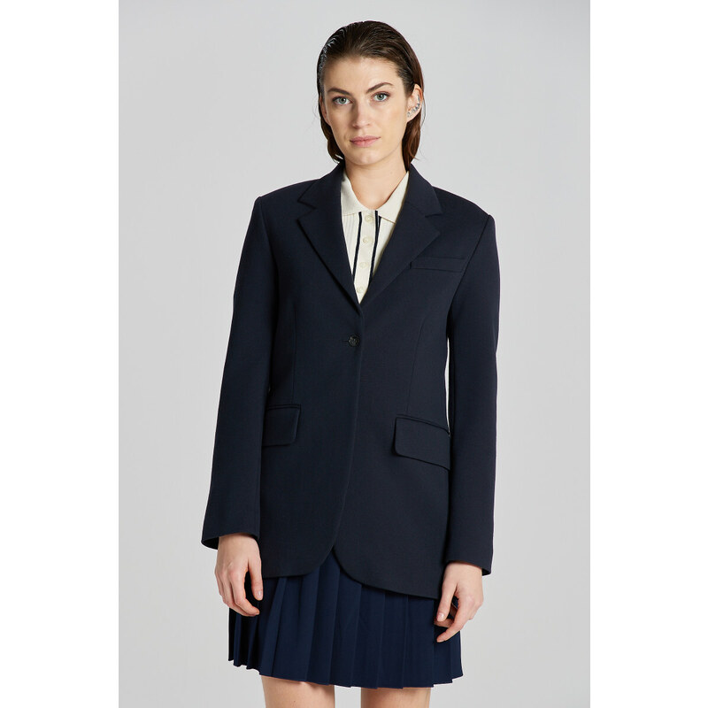 SAKO GANT REG JERSEY BLAZER EVENING BLUE 48836822