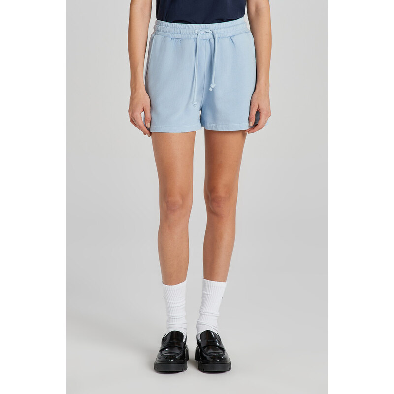 TEPLÁKOVÉ ŠORTKY GANT REL SUNFADED SHORTS DOVE BLUE 48836992