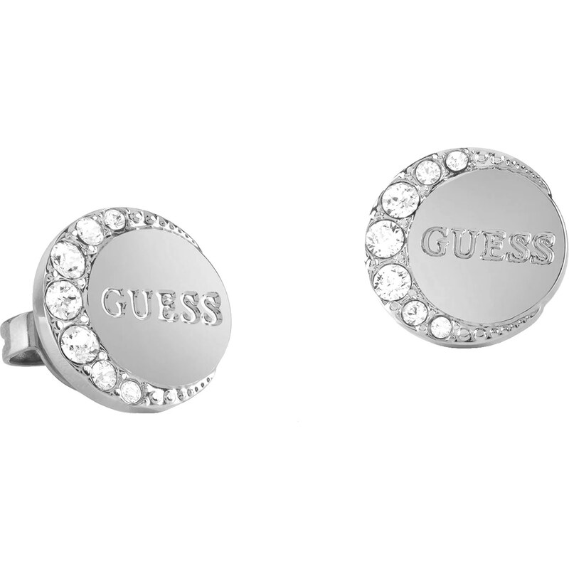 Guess Oceľové kôstkové náušnice Moon Phases JUBE01195JWRH 66592982