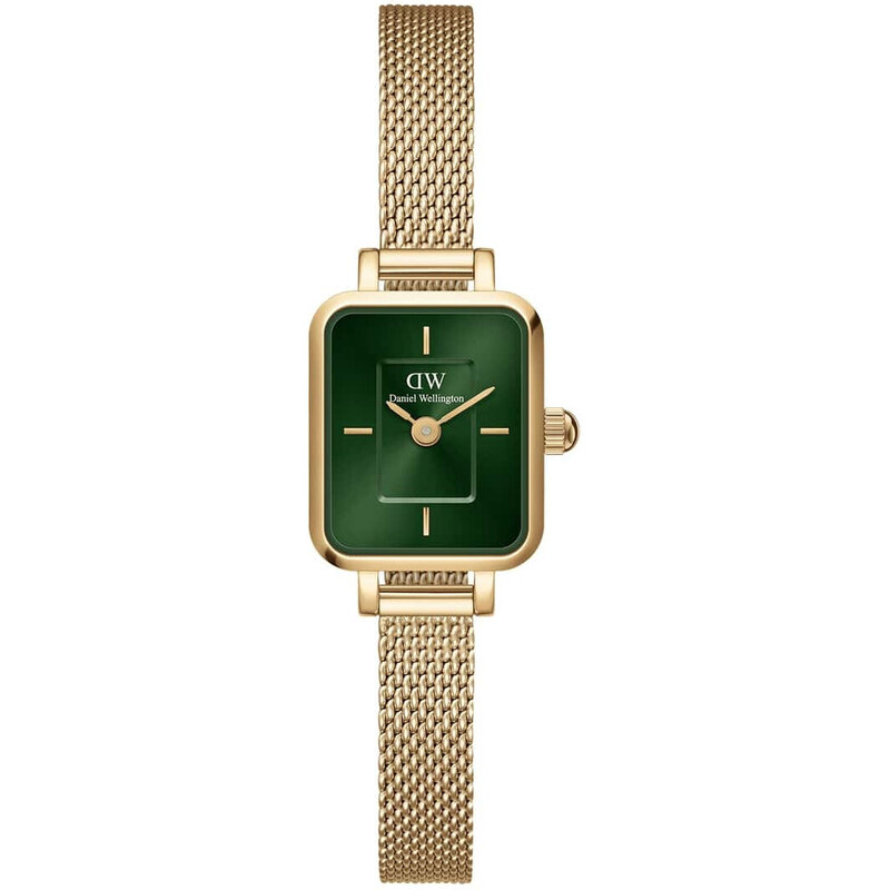 Daniel Wellington Micro Quadro Mini Evergold Emerald DW00100653 66588010