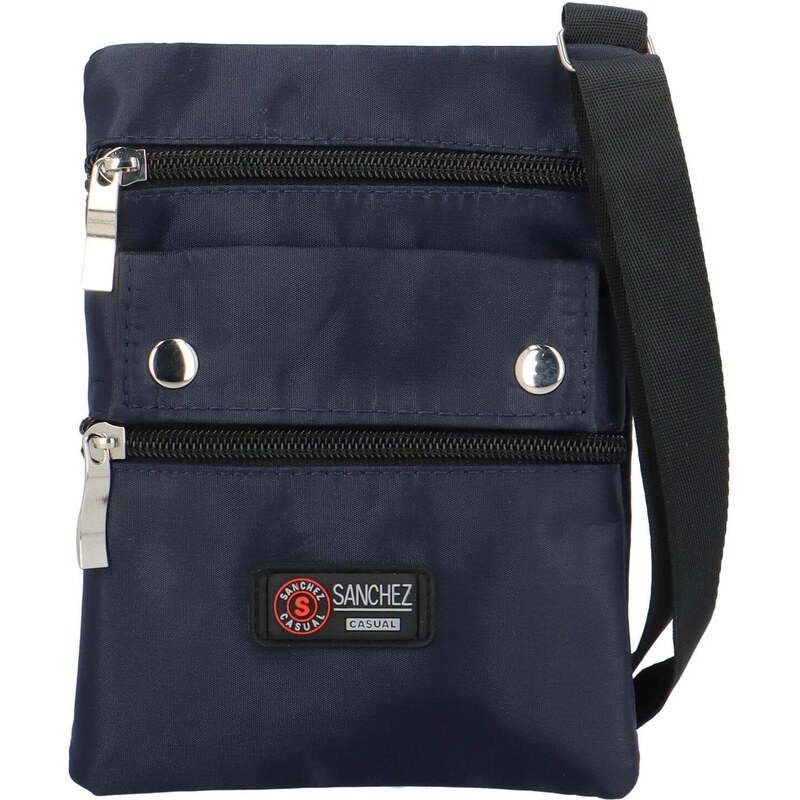 Sanchez Látková crossbody taška Lasac, modrá 64832478