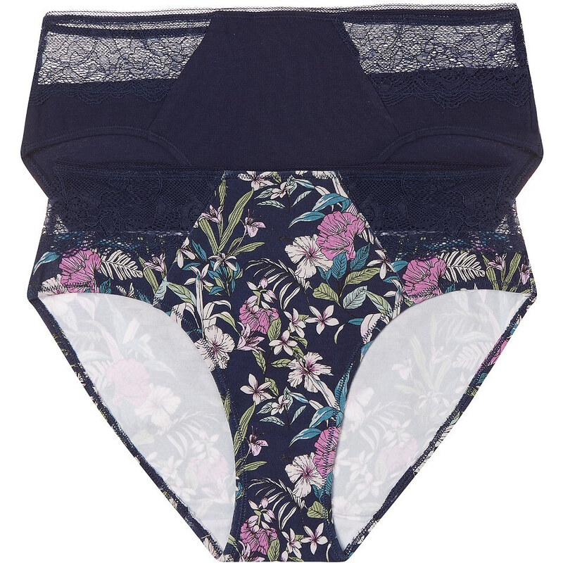 Henderson Ladies 2 PACK dámskych nohavičiek Hally | tmavomodrá 39889 48841550
