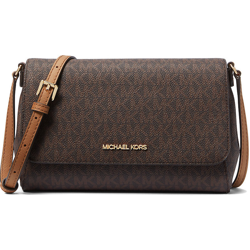 Michael Kors Medium Logo Convertible Crossbody Bag Brown 30358024